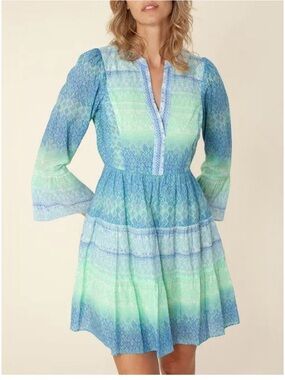 Hale Bob Long Sleeve Mini Dress – Size M – NWT 🌿✨